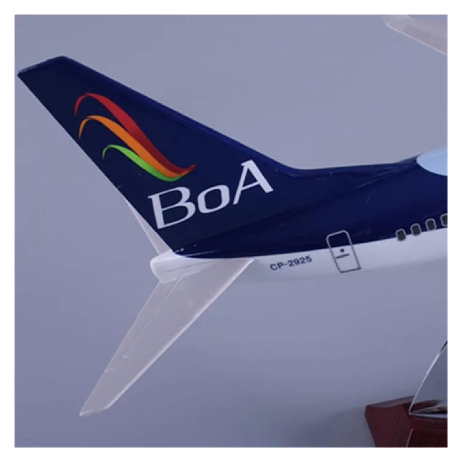 1:172 per 737 B737 Boa Bolivia Aereo Simulazione Statica in Lega Aereo Modello da Collezione Model Building Kit