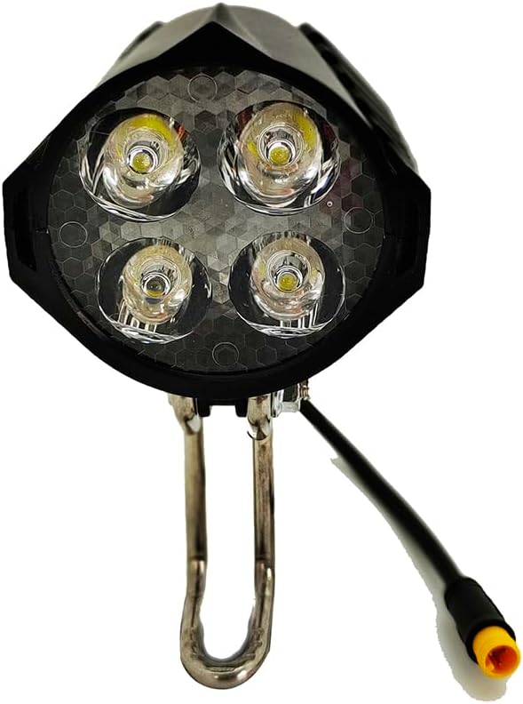 Ebike Waterproof Front and Rear Light Sets, Switch, Cable for Bafang BBSHD BBS01B BBS02B CAN or UART Mid Drive Motor