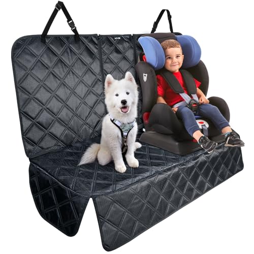 KYG Housse Siège Voiture Chien Protection Imperméable Détachable Qualité Supérieure Protection Banquette Arriere pour Chien et Enfant avec Voitures et SUV...