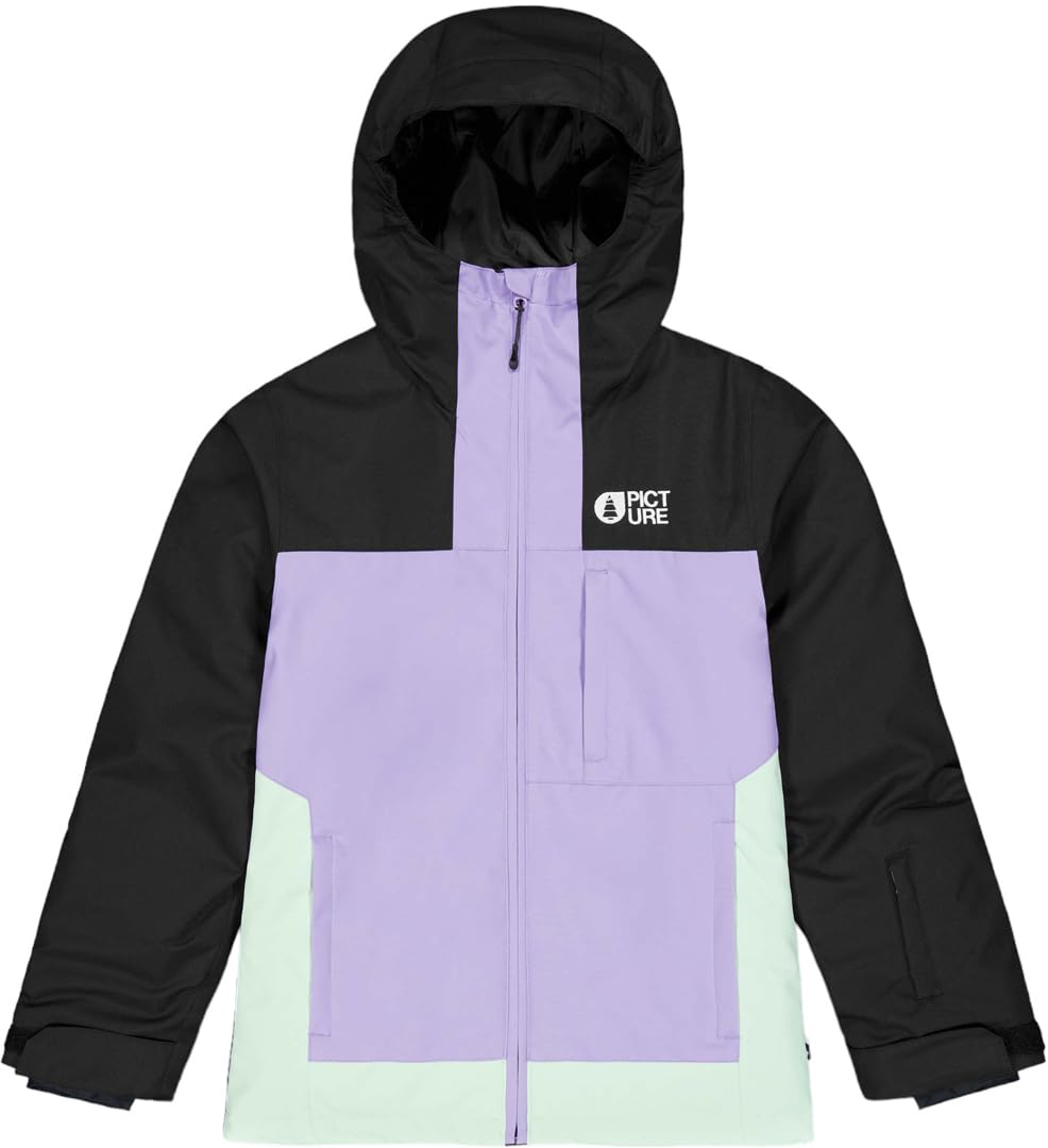 PICTURE SEADY Jacket 2025 - Black Cashmere Purple - Silver Green, Solid colour, 10