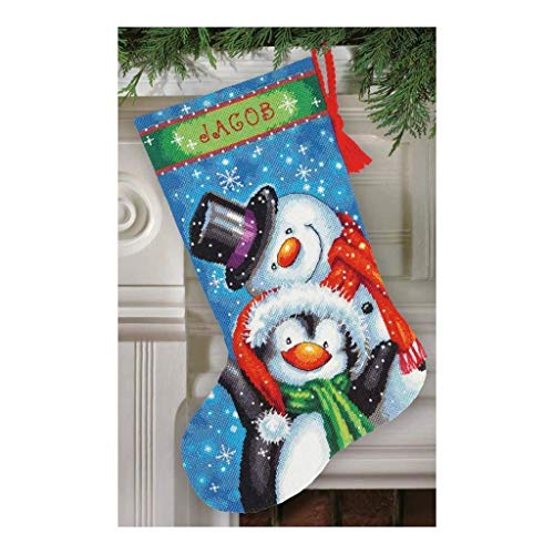 Dimensions Crafts Needlecrafts Needlepoint Stocking Kit, Polar Pals #TOP1