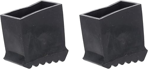 DOITOOL Werner - Accesorios para escaleras, 2 piezas, fundas antideslizantes para patas de escalera, alfombrillas plegables de goma, almohadillas de