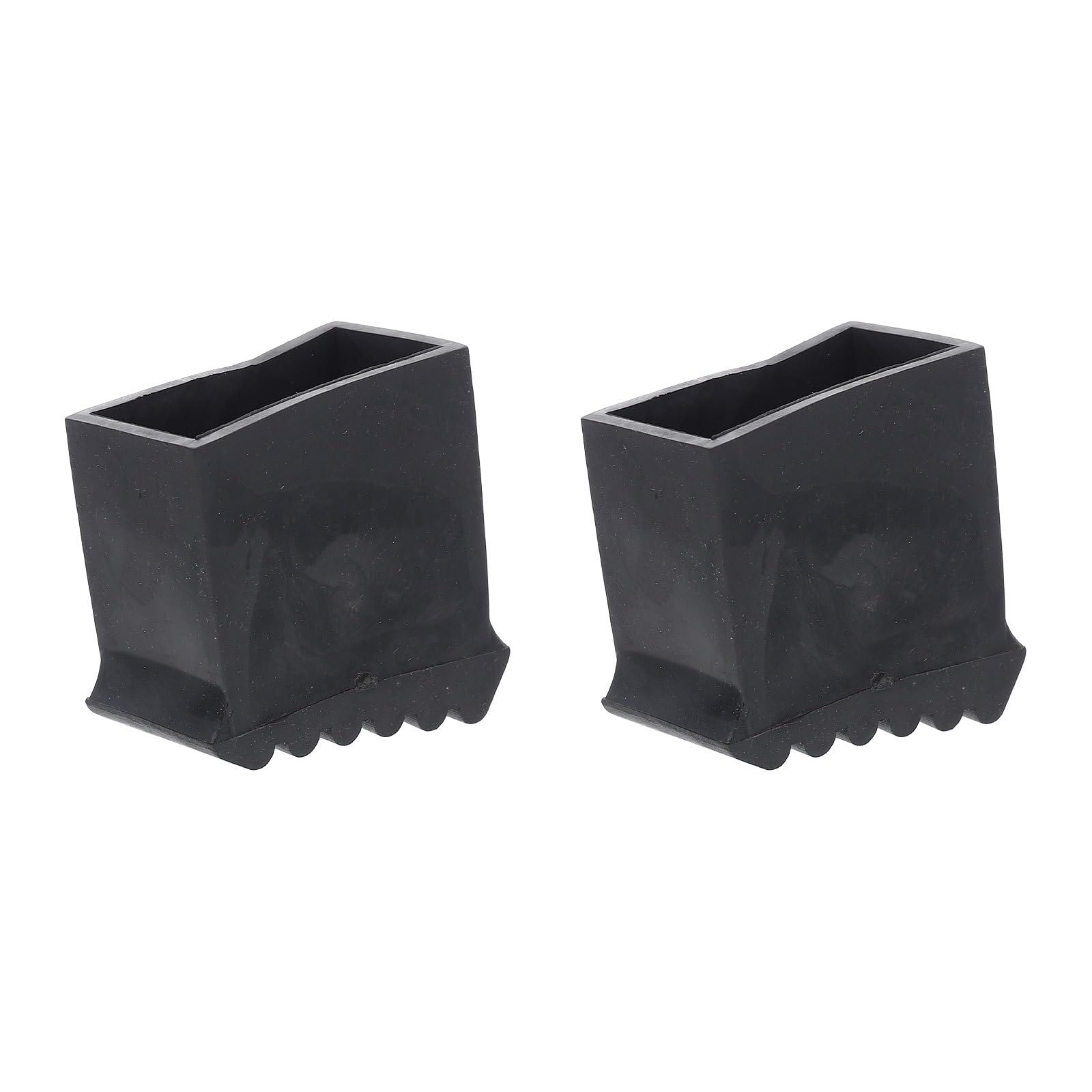 BESPORTBLE 2Pcs Ladder Feet Pads Extension Bumpers Attic Parts Rubber Replacement Dorm Step Covers Stool End Caps Accessories Foot Non Slip Mat Folding Leg Protectors Protective Pad for Loft Skid