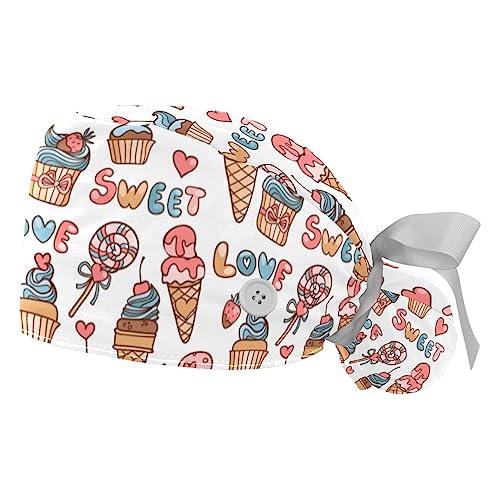 Bonnet Bouffant Travail Homme Femme Chapeau Réglable Anti-Transpiration