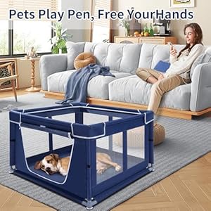 Puppyplaypenindoorfordogsmallpets42x42x25inchdogplaypenindoorswithgateoxfordfabricpetexercisepensfordogportableantitippingdogcatplaypensenclosurewithzipperdoor Urban Country Home Decor Puppy playpen indoor for dog small pets 42×42 x25 inch dog play pen indoors with gate oxford fabric pet exercise pens for dog portable anti tipping dog cat playpens enclosure with zipper door urban country home decor