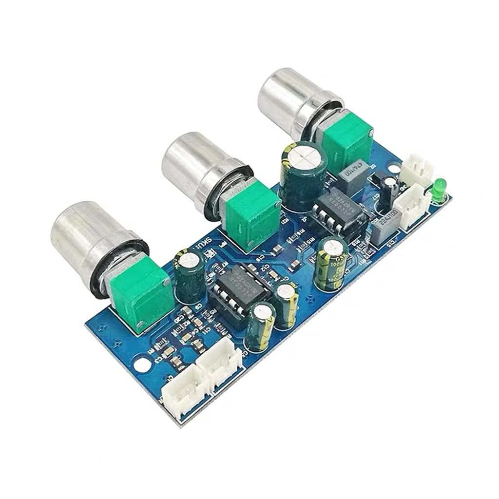 Ne5532 2.1 Channel Tone Preamplifier Board Audio Equalizer Subwoofer Preamp Tone Control Bass Pre Amplifier Dc10-24v