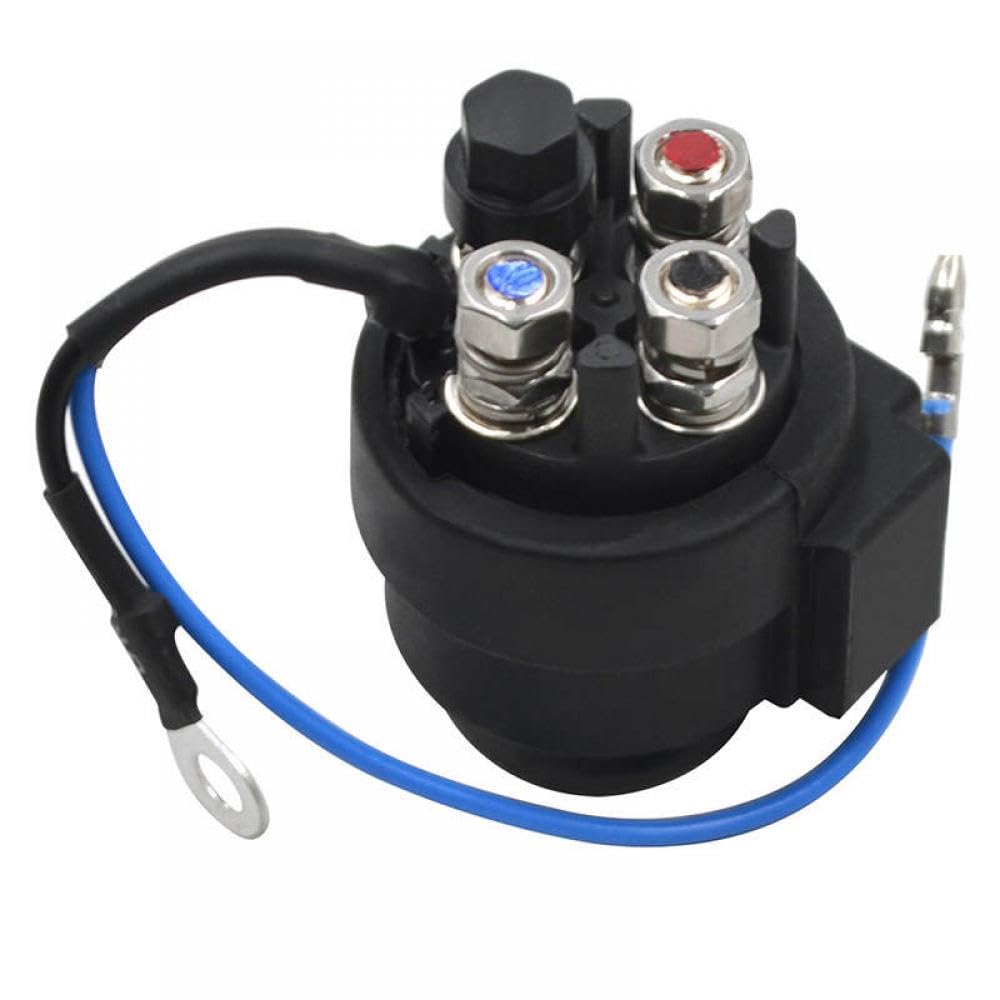 Relè Elettromagnetico Di Avviamento Per Verricello 12V Compatibile Con Tilt Motors F75TLR F80TJR F80TLR F80TXR F100TXR F100TLR Abbina 570188