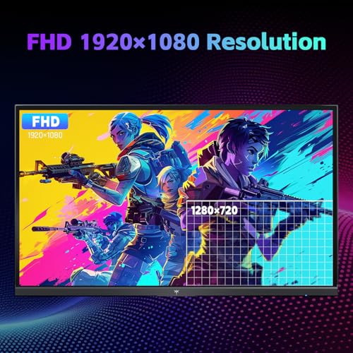 Image of KTC 24 Inch Computer Monitor, FHD 144Hz Office Gaming Monitor, IPS, Adaptive-Sync, HDMI & DP Port, 1500:1 Contrast Ratio, Bluelight Filter, Tilt Adjustable, H24B9S