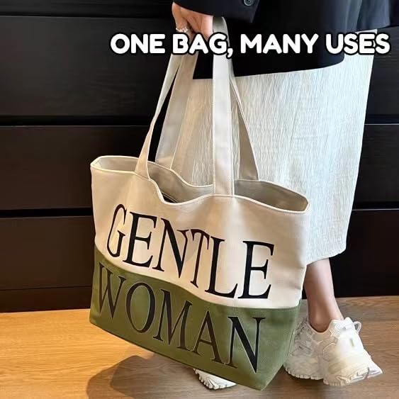 Bolso Tote para Mujer en Lona con Compartimento con Cierre miniatura 2