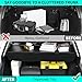 Tecoom Interior Trunk Cargo Cover fit for Honda CRV 2025 2024 2023, Carbon Fiber Retractable Anti-Peeping Security Shield Shade Organizer, Rear Luggage Privacy Screen Car Accessories for Honda CRV