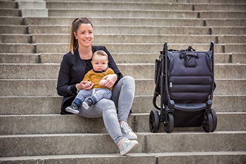 hauck Rapid 4 Silla de Paseo Ligera hasta 22 Kilos, Carrito Bebe Plegable desde 0 Meses, Bebe Silla Paseo Compacta, Carro Bebe Reclinable, Cesta Grande - Caviar/Silver - imagen 11