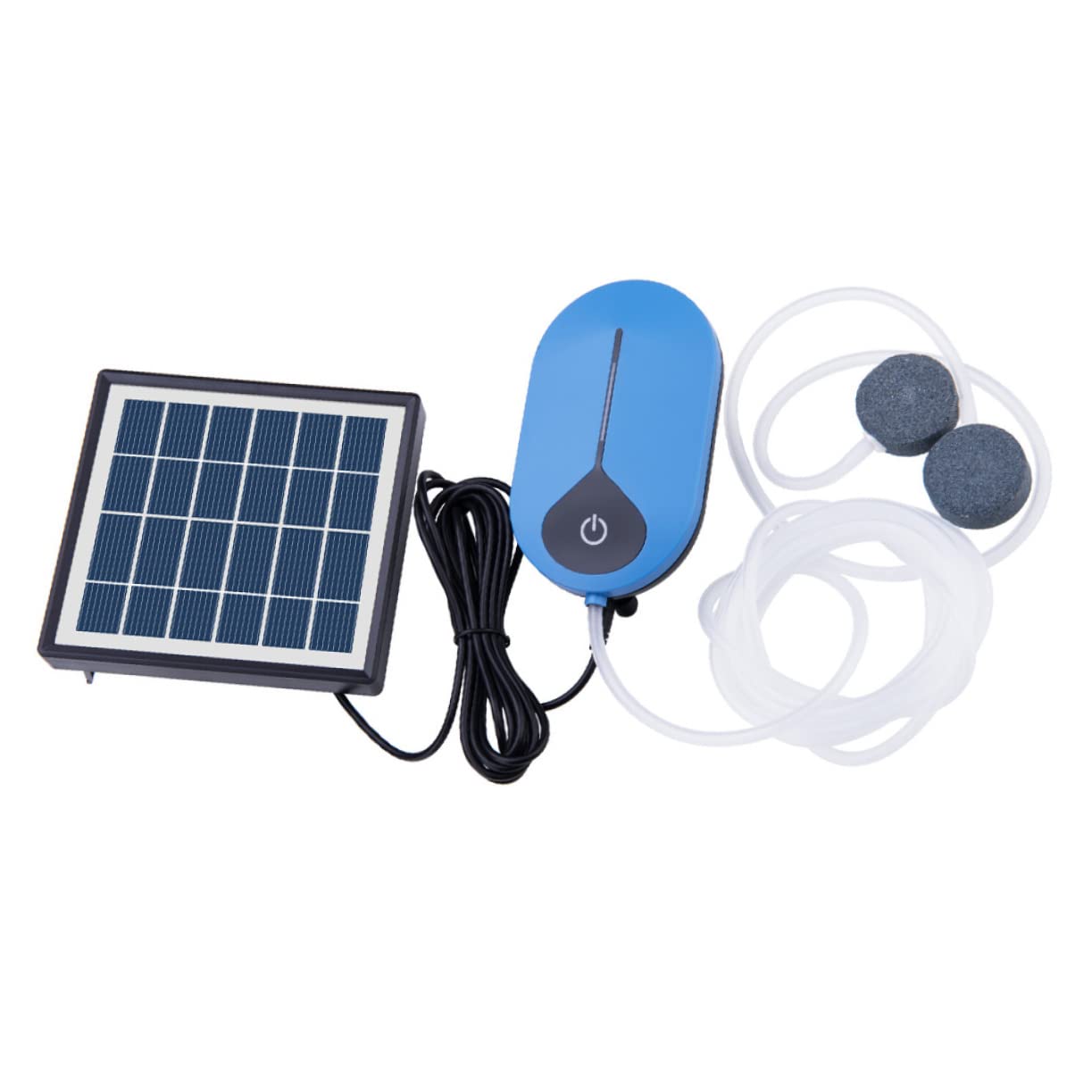 FRCOLOR De Aire Solar para Acuarios Oxigenador para Peceras Mini Compresor De Aire Portátil para Jardines
