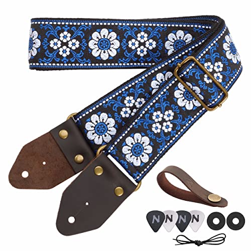 Nefelibata Gitarrengurt, 2 'Jacquard-Stickerei Baumwolle...