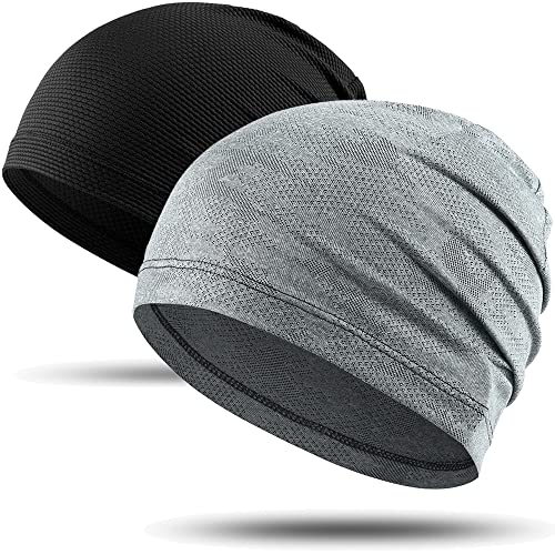 Image of WTACTFUL Cooling Skull Cap Breathable Mesh for Men Women | Lightweight Mesh Thin Quick-drying Moisture-Wicking Motorcycle Cycling Summer Sports Helmet Liner Hard Hat Liner