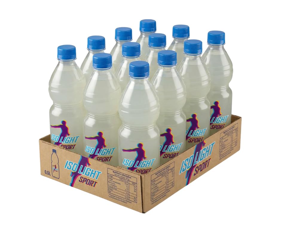 ISOLIGHT SPORT | Isotonisches Sportgetränk mit Kohlensäure & Grapefruit 12 x 0,5 Liter PET-Flaschen • Inklusive 3,00 € Einwegpfand