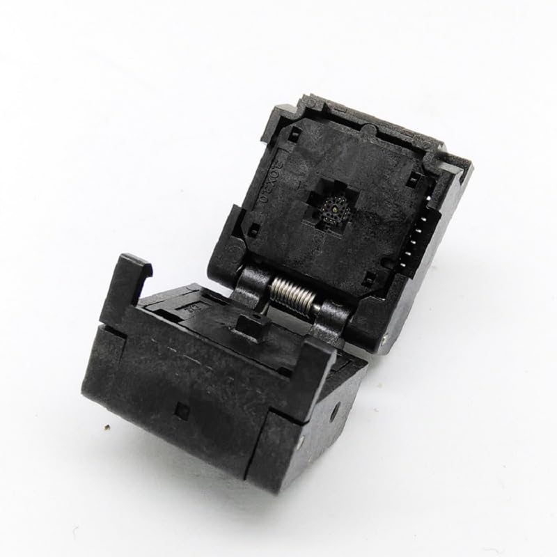 Wiring Connecting Terminals - QFN12 MLP12 MLF12 WLCSP12 Burn in Socket Adapter Pitch 0.4mm IC Body Size 2 * 2mm Clamshell Test Socket