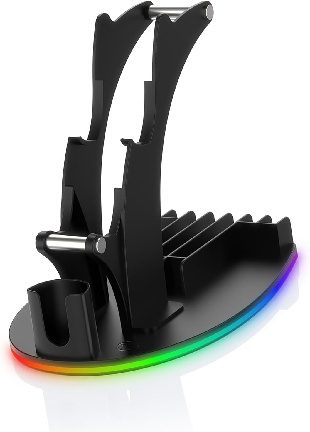 Adjustable Headphone Hook with Stand for Game Controller 4 in 1 Organized Game Configuration (#1)