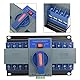 LiebeWH Mini Automatik Transferschalter 63A 4P Stromversorgungsschalter No Noise Automatischer Dual Power Transferschalter NDQ1-63/4 mit elektromechanischem Verriegelungsschutz