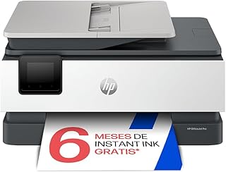 HP OfficeJet Pro 8122e, Impressora multifunções profissional de tinta A4 a cores, cópia, scanner, Mobile Fax, Wi-Fi, impressão frente e verso automática, impressão instantânea de 3 meses com HP+