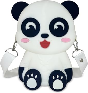 Ogi Mogi Toys Silicone White Panda Shoulder Bag