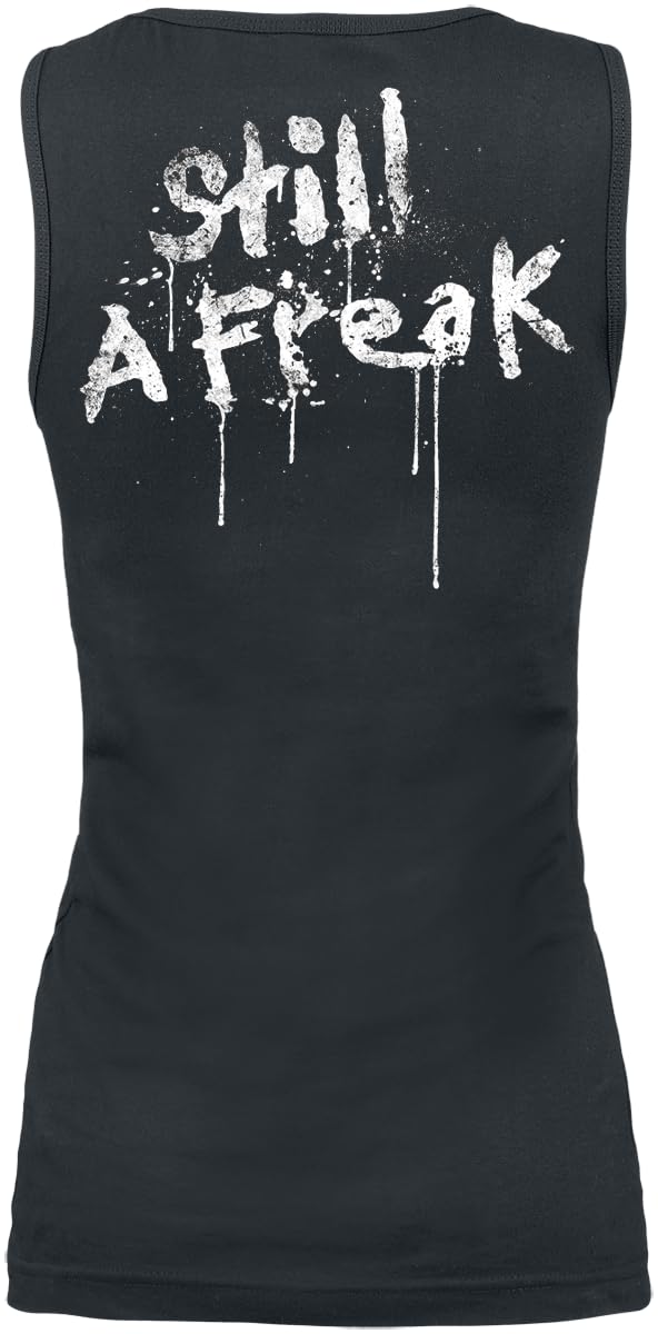 Korn Freak Splatter Femme Top Noir Regular/Coupe Standard