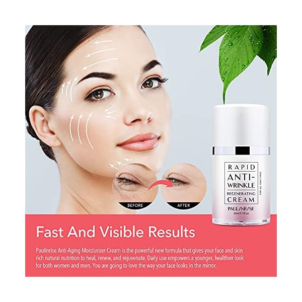 Rapid Anti-Wrinkle Regenerating Cream for Face - Retinol Night Cream for Face, Day and Night Facial Cream & Moisturizer Eye Wrinkle Cream for Forehead, Cheeks, Crow’s Feet (30ML)