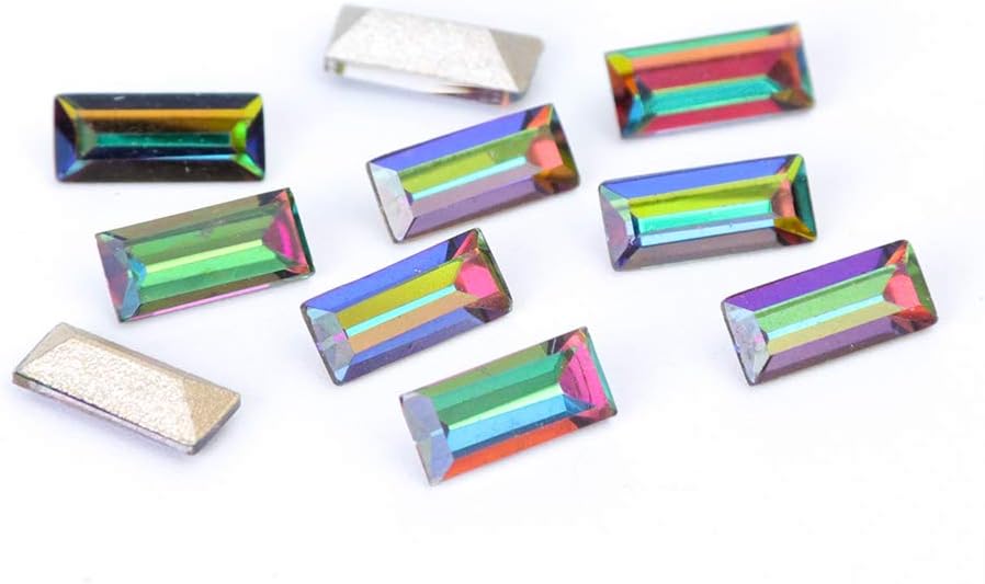 1 Set AB Rhinestone For Nail Flame 3D Strass Gold Silver Nail Rivet Metal Square Mix Shape Crystal Diamond Decoration SA693