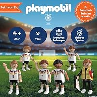 PLAYMOBIL | DFB | WM Sammel Set 1 | Fußball-WM mit Florian Wirtz, Jonathan Tah, Nick Woltemade, Joshua Kimmich, Waldemar Anton & Trainer | 210449 – Ansicht 2