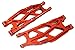 C31982RED Billet Machined Rear Lower Suspension Arms for Arrma 1/8 Kraton 6S BLX V5