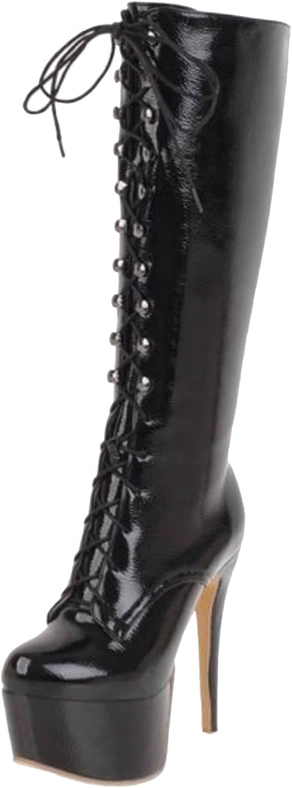 RAZAMAZA Women Fashion Platform Party Boots Side Zipper