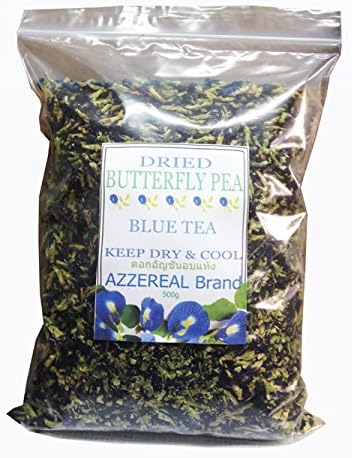 Organic Dried Butterfly Pea Herbal Tea Net 500 G. Handmade in Thailand
