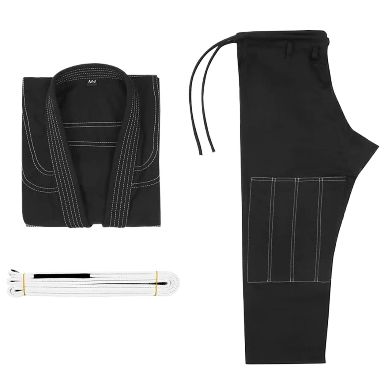 Traje Jiu Jitsu Gi for Hombres BJJ Mujeres Grappling Preencogido Que Absorbe el Sudor Lavable a máquina Ligero - con cinturón para Adultos