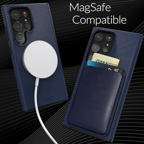 Image of Crave Dual Guard for Samsung Galaxy S24 Ultra Case with MagSafe - Navy