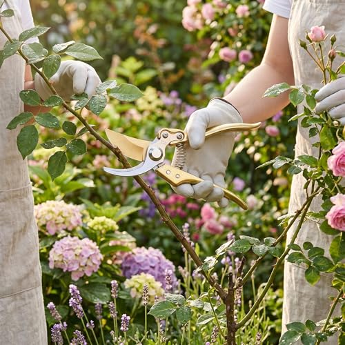 Tijeras de podar para jardín con acero al carbono miniatura 3