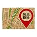 Produktbild CKB Ltd Fußmatte mit Aufschrift You Are Here (englischer) Fußmatte, Einzigartige Fußmatten für vorder-hintertür Fußmatten hergestellt mit Einer rutschfesten PVC-Unterlage Natürliche Kokosfaser