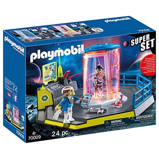 Playmobil 70009 Super Set Galaxy Police Rangers, Fun Imaginative Role-Play, PlaySets Suitable for Children Ages 4+