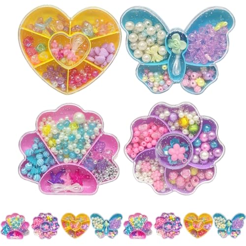 Kit 8 Estojo Miçangas Bijus Lembrança Festa Sacola Surpresa