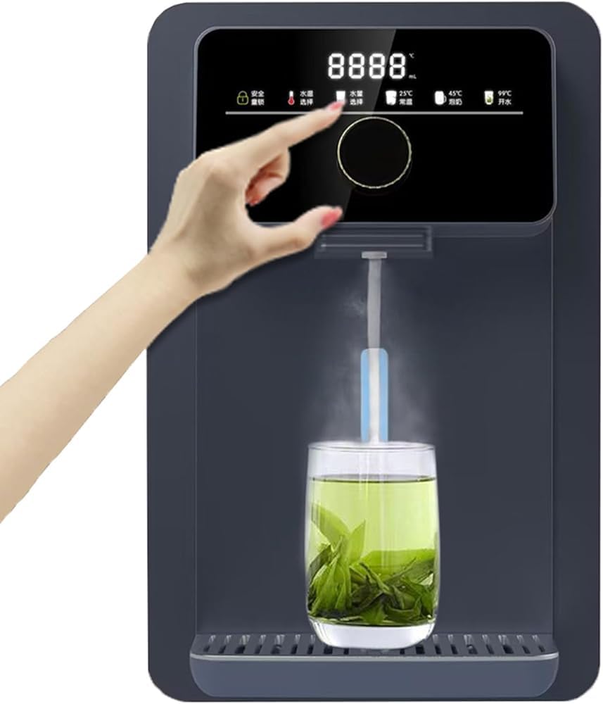 Dispensador de agua de pared con bloqueo electrónico para evitar accidentes laborales