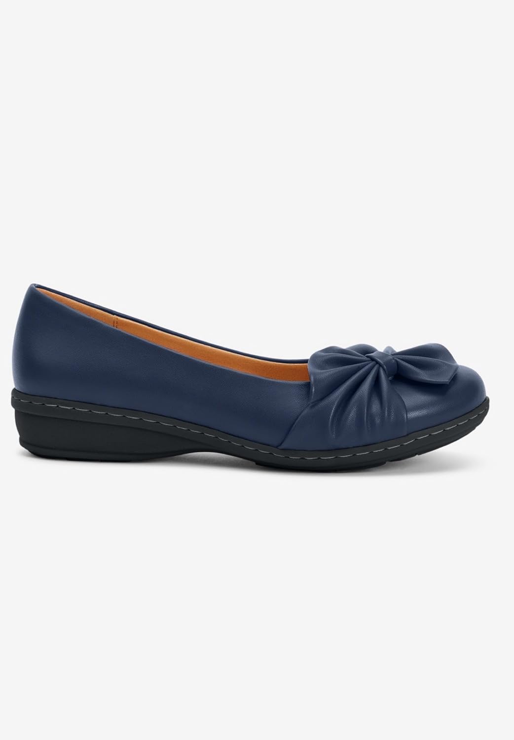 Comfortview Women's Wide Width The Pamela Slip-On Flat