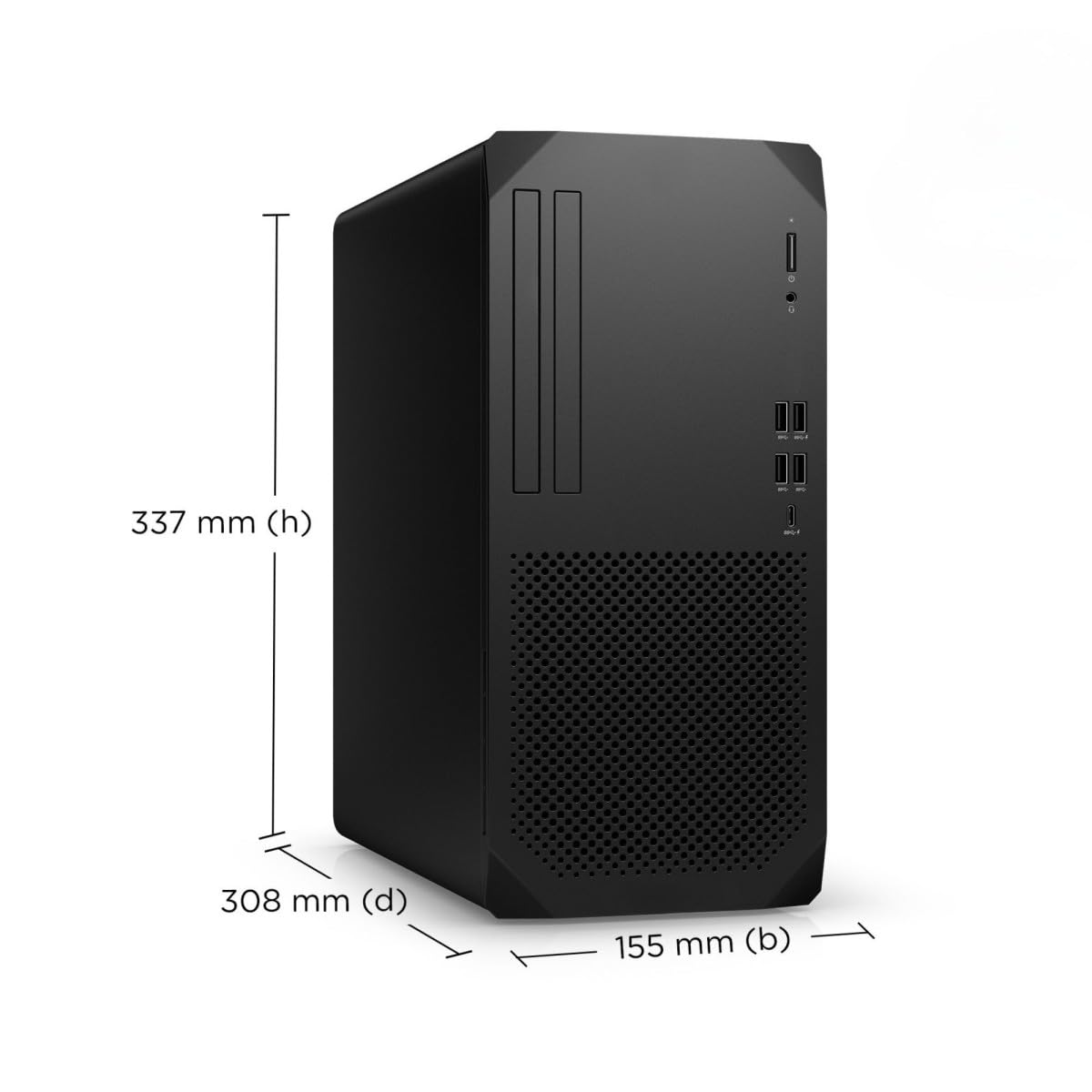 SIMPLETEK - PC Workstation Desktop formato Tower | i3-12100T (4 Core), 64GB RAM DDR5, 120GB SSD | GPU integrata | Windows 11 Pro (Ricondizionato)