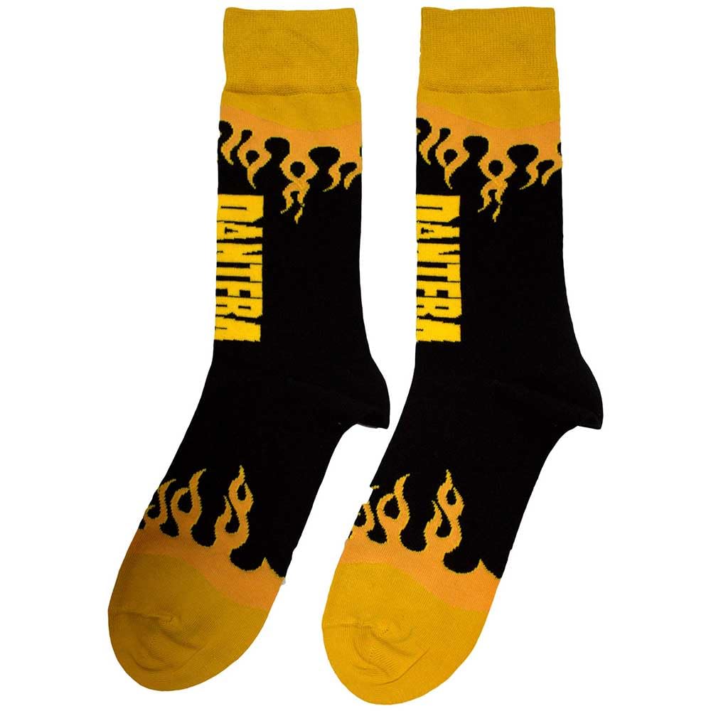 Rock Off officially licensed products Pantera Flame Band Logo Ankle Socks One Size