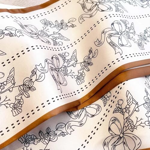 Women's Bag Scarf Turban Hijab Handbag Silk Long Thin Satin Fashion4