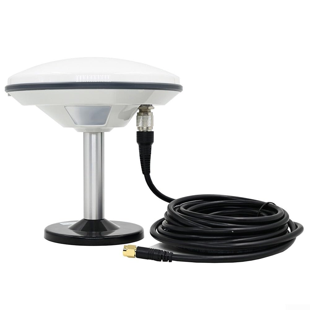 Antena L1 L2 GNSS Ble Agrícola GPS Antena F9P GPS GLO BDS GAL, Receptor de alta precisión impermeable (QT151+M90SD+Cable TNC) (Antena+Cable para SMA)