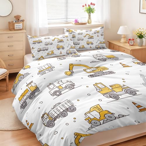 Housse de couette chantier 160x200cm microfibre avec zip pour simplifier le lit - 4