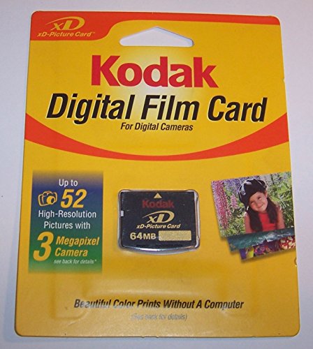 Kodak 64mb XD Memory Card - xD Picture Card - New in Retail Package