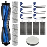 15 pezzi di ricambio per aspirapolvere robot Ecovacs Deebot X11 OmniCyclone, 1 spazzola rotante, 2 panni rotanti, 4 filtri HEPA, 1 filtro in schiuma grigia + 1 bianco per la stazione base, 6 spazzole