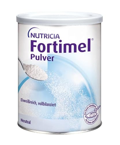Nutricia Fortimel Pulver Neutral I Bei erhöhtem Energie und Eiweißbedarf I Trinknahrung in Pulverform zum Anrühren als Getränk oder zum Anreichern von Speisen I10g Protein, 200 kcal pro Portion I670gr