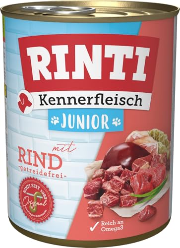 RINTI Kennerfleisch Junior + Rind 12 x 800 g
