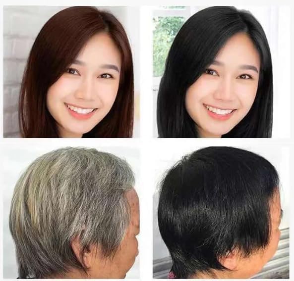 Miniatura 5 de Fruit Essence - Peine para teñir el cabello, extracto de plantas, crema de teñido de frutas negras Xusheng, tinte natural para el cabello, tinte