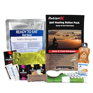 Ration x self heating field ration pack ready to eat outdoor meal menu d